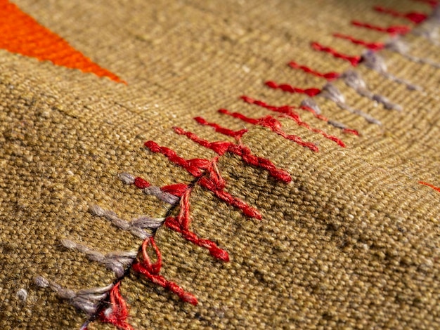 detal haftu na tkaninie